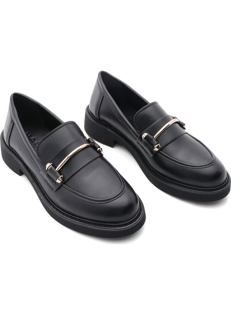 MARJIN Women's Loafer Moccasin Casual Buckle Daily Shoes Forye - Image 4